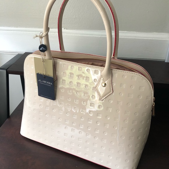 Arcadia Handbags - Arcadia Cream Handbag